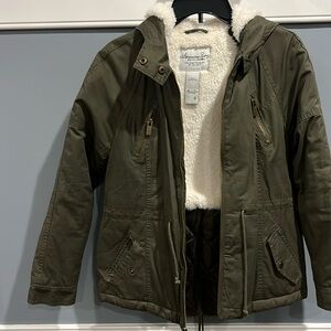 Army green fleece lined American rag jacket